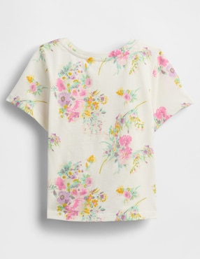 Playera manga corta para niña