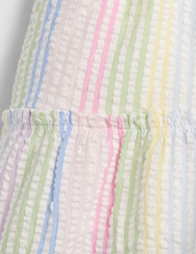 Vestido manga mariposa para bebé niña