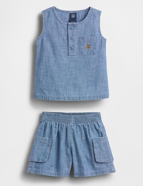 Conjunto casual de algodón para bebé niño