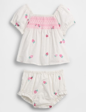 Conjunto de algodón para bebé niña