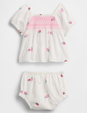 Conjunto de algodón para bebé niña