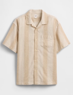 Imagen de producto Camisa casual de lino manga corta para niño