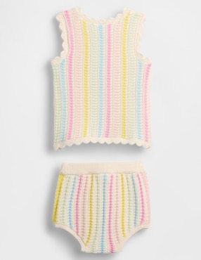 Conjunto de algodón para bebé niña