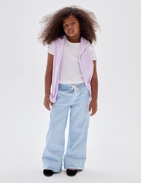 Jeans wide leg para niña