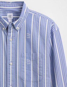 Camisa casual de algodón manga larga para niño