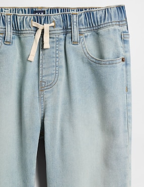 Jeans straight lavado claro para niño
