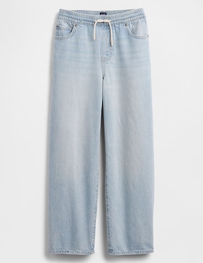 Jeans baggy lavado claro para niño