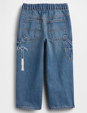 Jeans baggy deslavado para niño