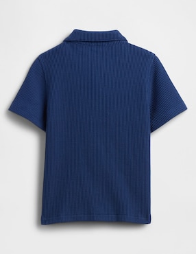Camisa casual de algodón manga corta para niño