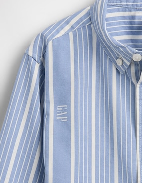 Camisa casual de algodón manga larga para bebé niño