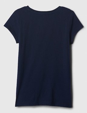Playera manga corta para niña