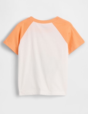 Playera manga corta para niño