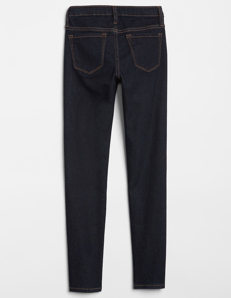 Jeans ajustado GAP obscuro corte skinny para niña en GAP