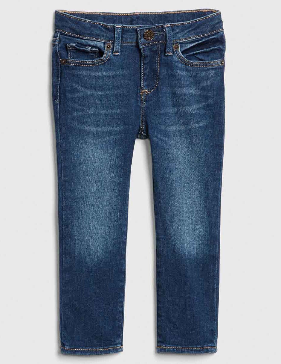 Jeans straight GAP denim corte recto para bebé niña en GAP