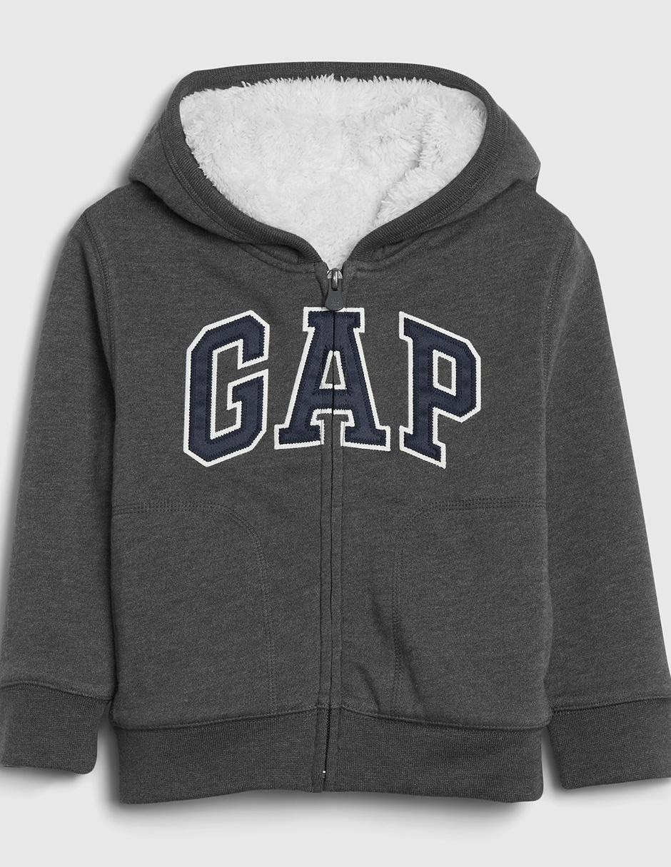 Sudadera Gap Logotipo Con Capucha Abierta Para Bebe En Gap