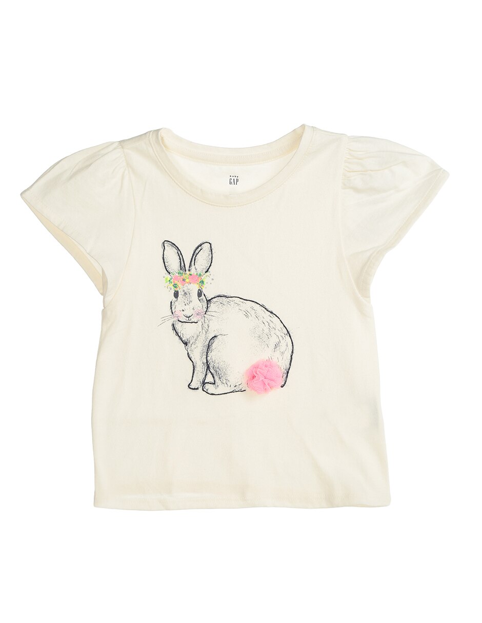 Playera GAP conejo manga corta para niña en Liverpool