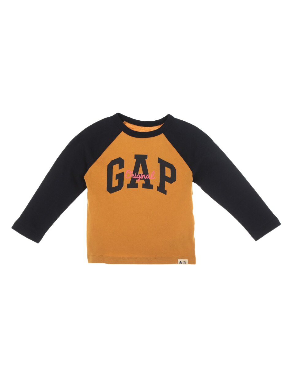 Playera GAP algodón logotipo manga larga para bebé en Liverpool