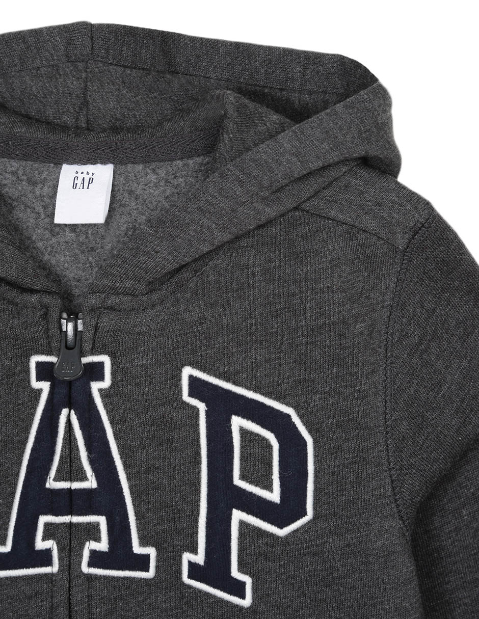 SUDADERA GAP 619, 2 AÑOS, GRIS OBSCURO