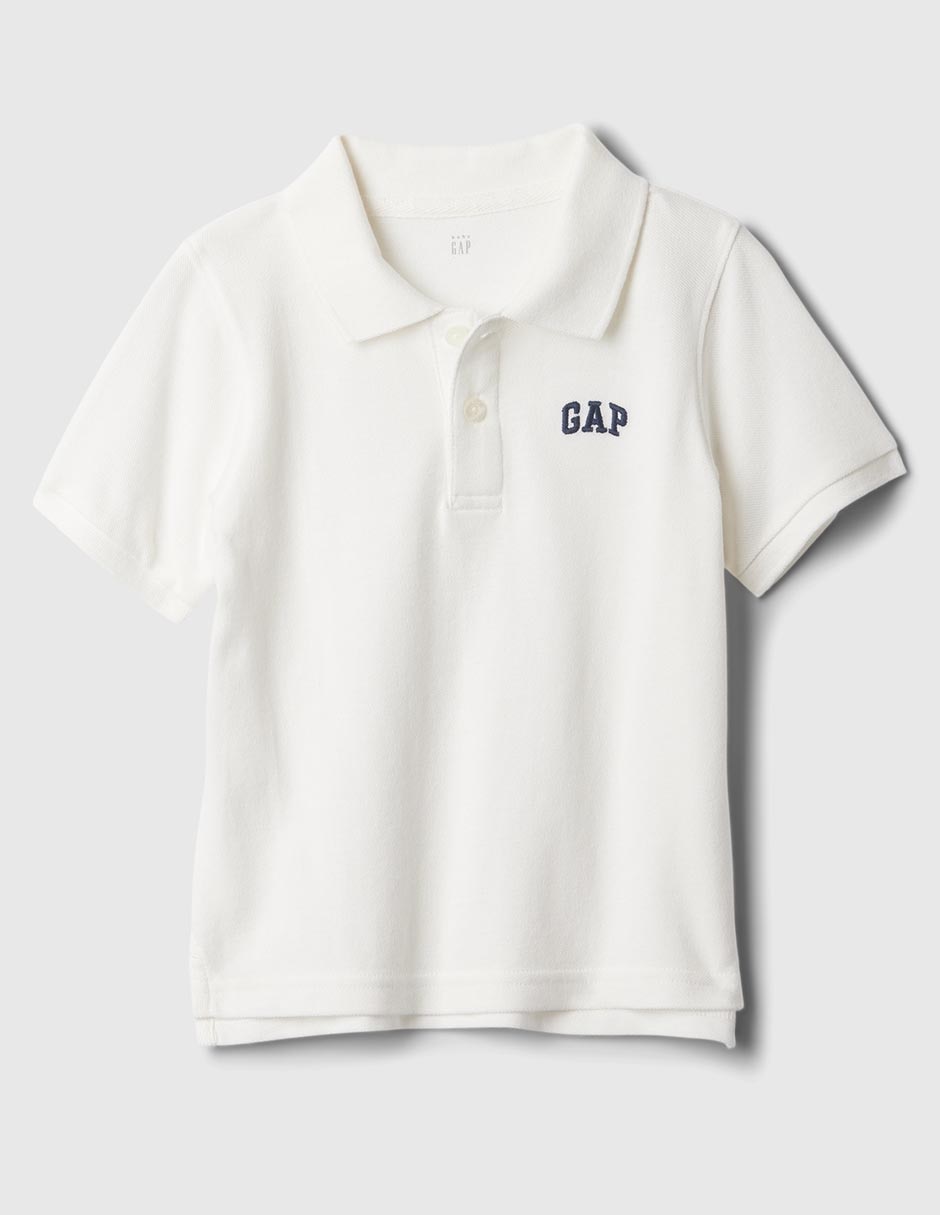 Playera tipo polo de algodón para bebé niño 1