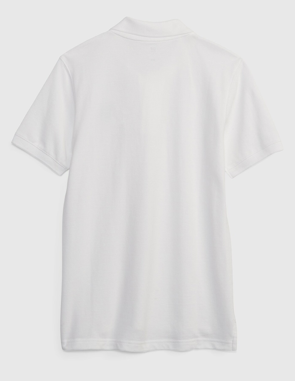 PLAYERA POLO GAP 843607 NIÑ, G, BLANCO