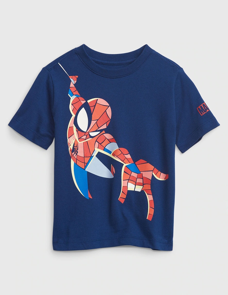 Playera Spider-Man manga corta para niño 