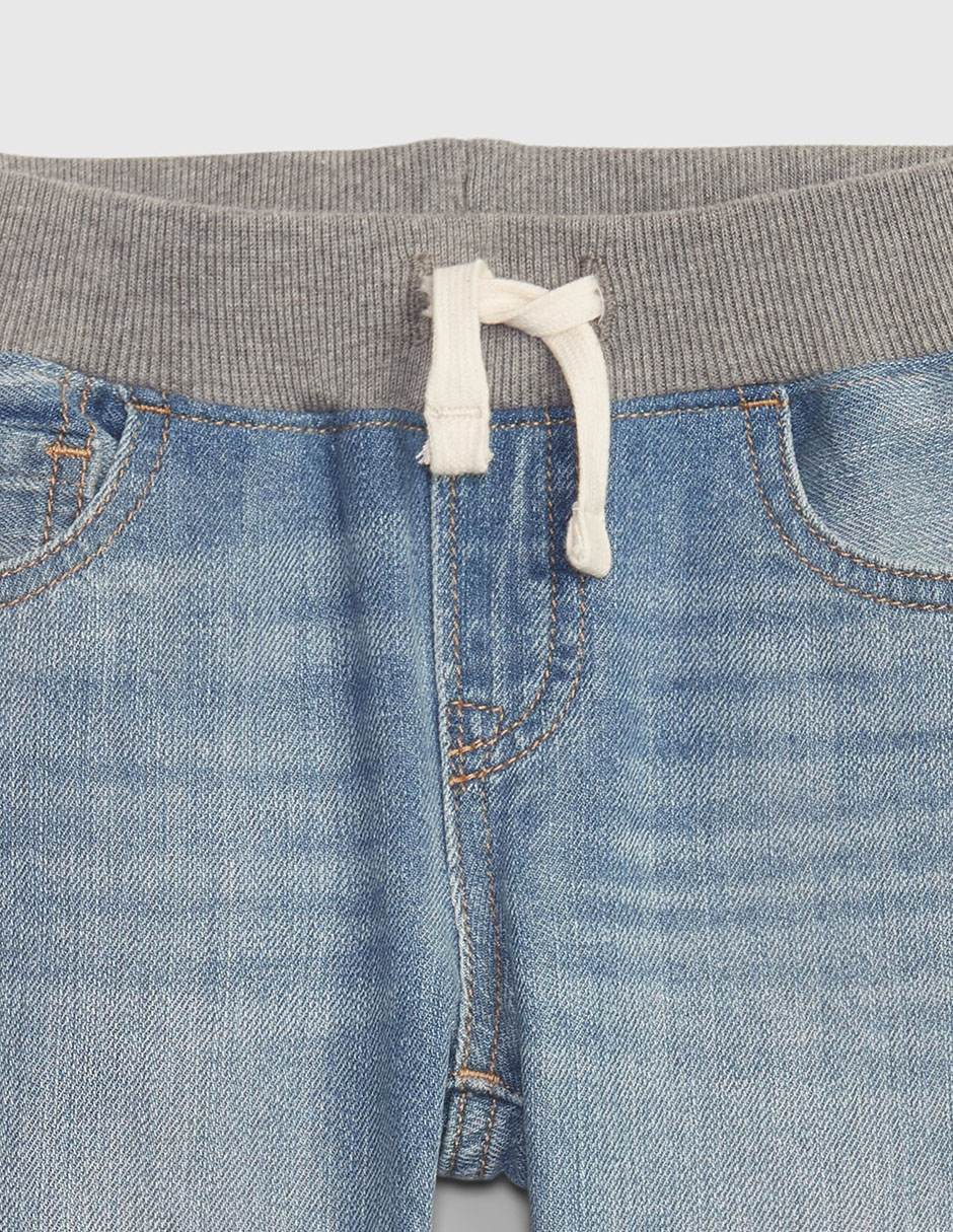 Jeans jogger slim deslavado para niño 3