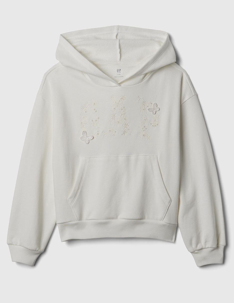 Sudadera blanca para niña hot sale