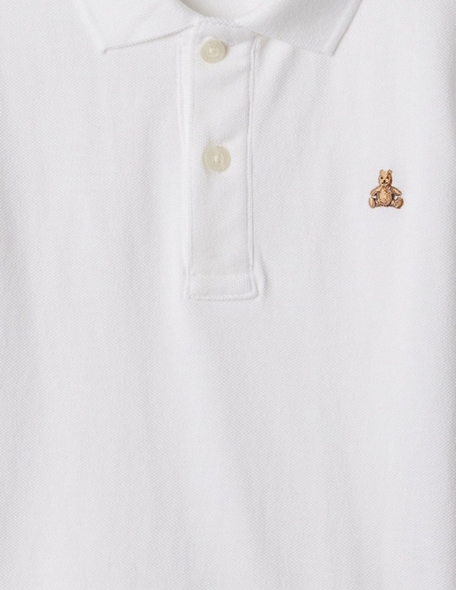 Playera tipo polo de algodón para niño 2