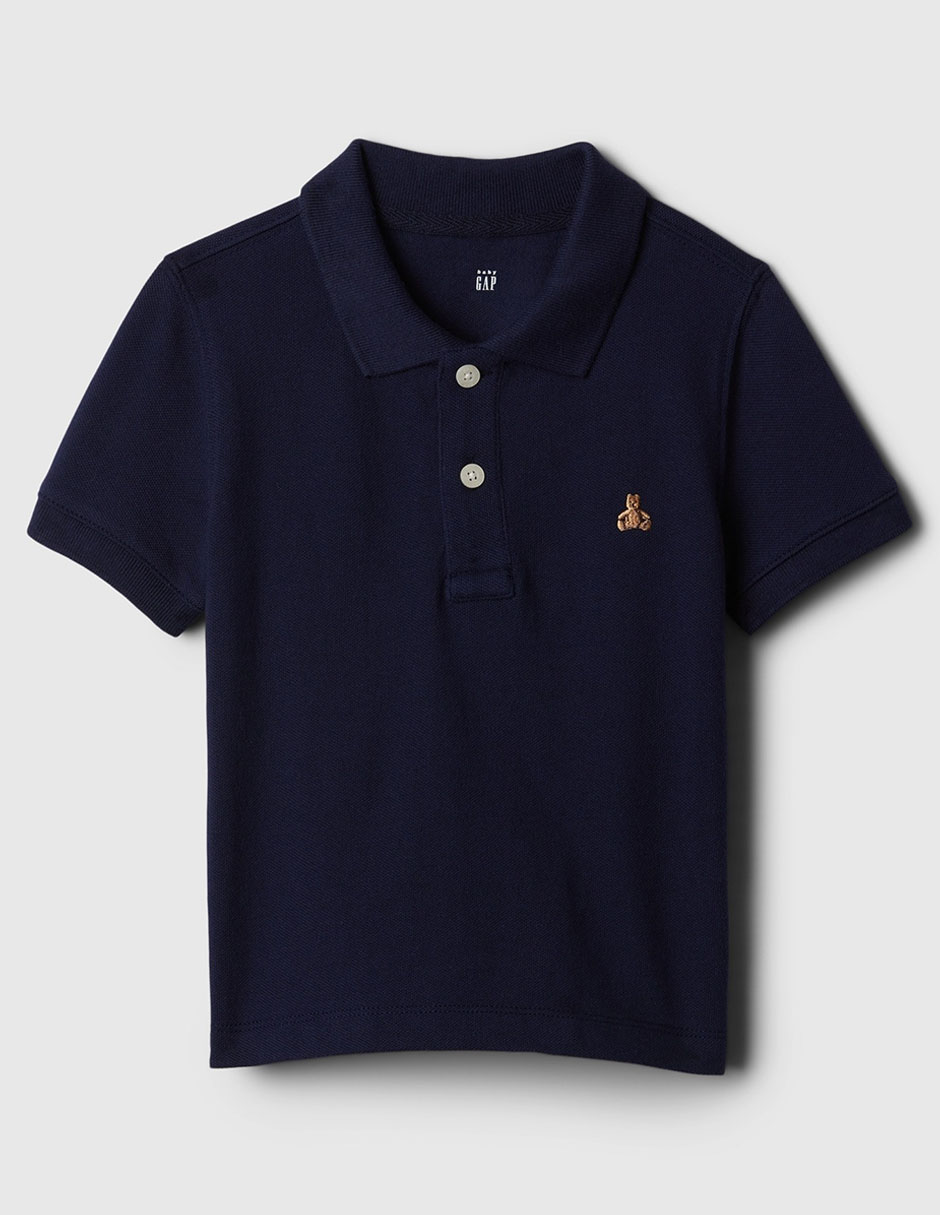 PLAYERA POLO GAP, 3 AÑOS, AZUL MARINO