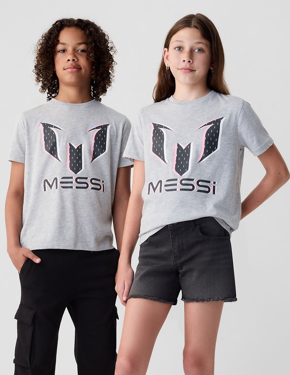 Playera Messi manga corta unisex 1