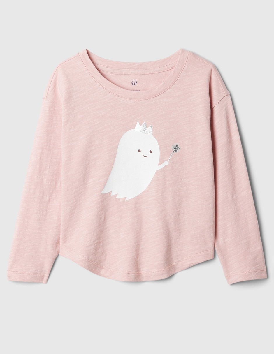 Playera manga larga para niña Playera manga larga para niña