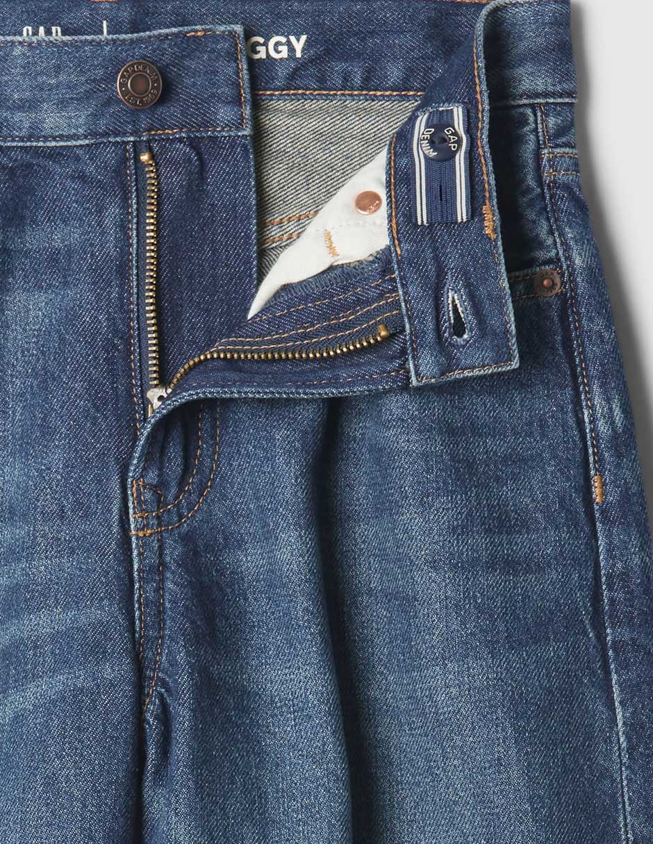 Jeans straight lavado medio para niño 4