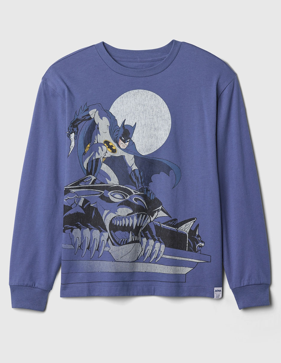 Playera Batman manga larga para niño 1