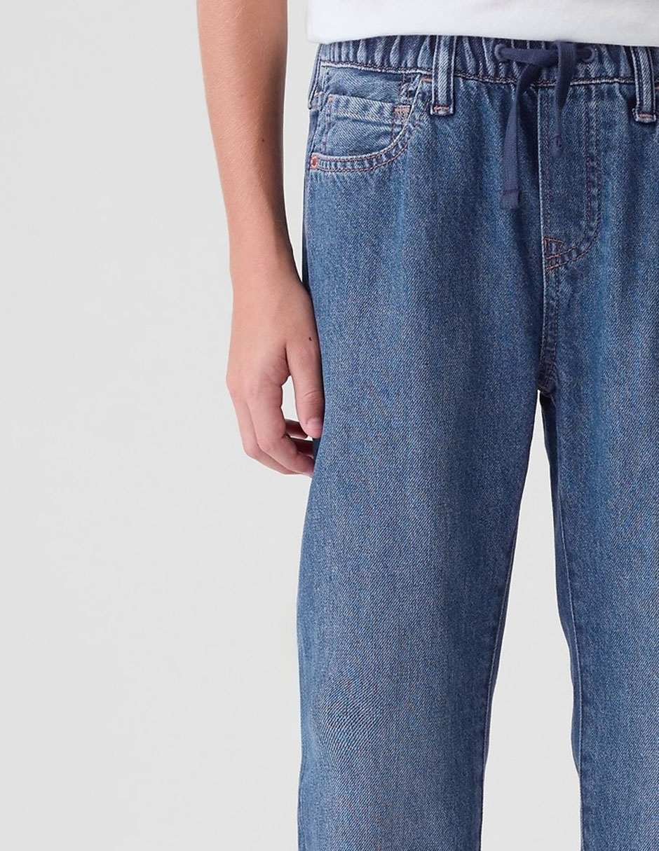 Jeans slim lavado medio para niño 2