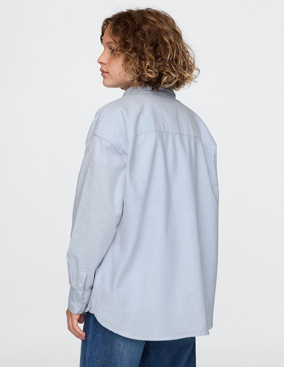 CAMISA GAP 605359 N, 12 AÑOS, AZUL CLARO