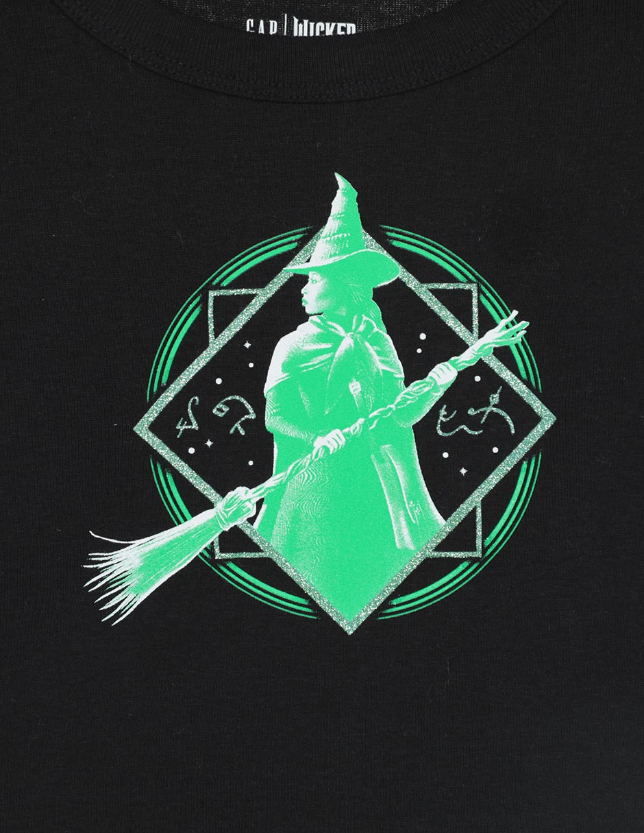 Playera Wicked manga larga para niña 3