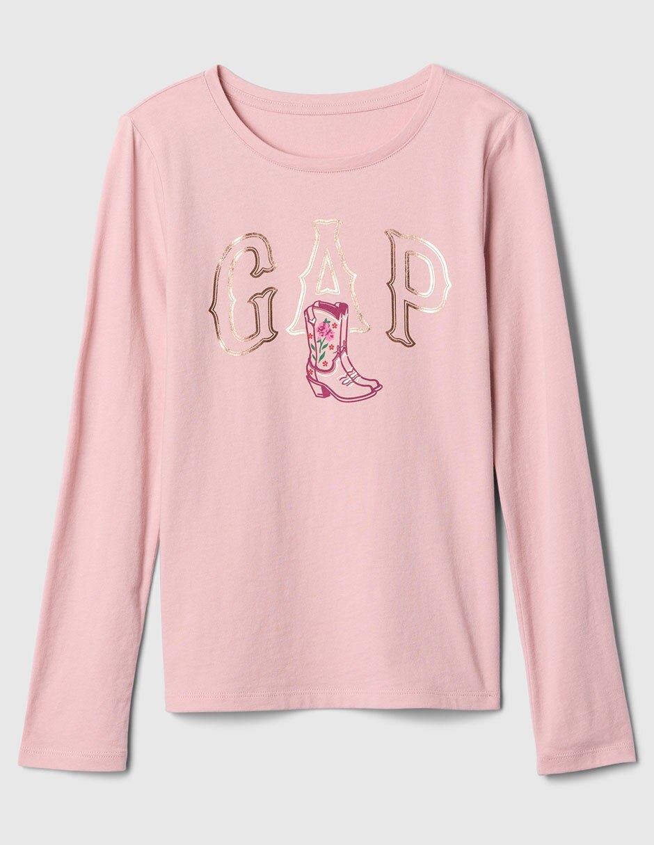 Playera manga larga para niña 1