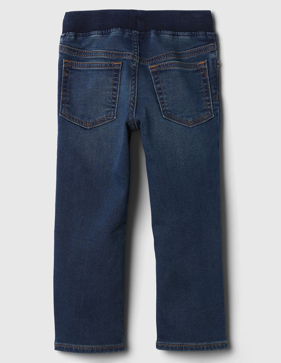 Jeans straight lavado obscuro para niño 2