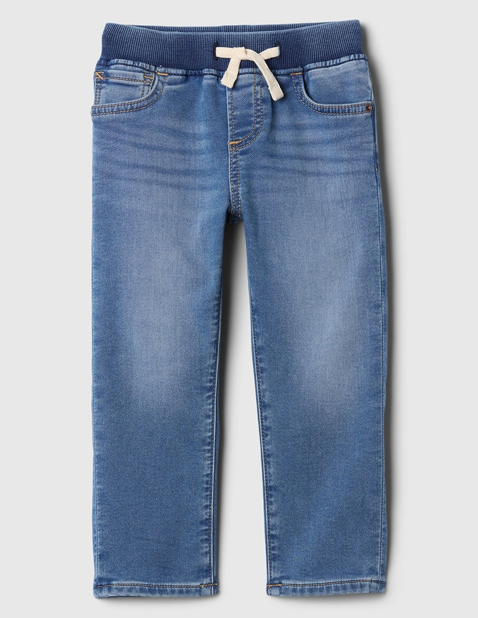 Jeans slim lavado medio para niño