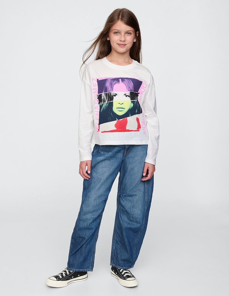 Playera manga larga para niña 3