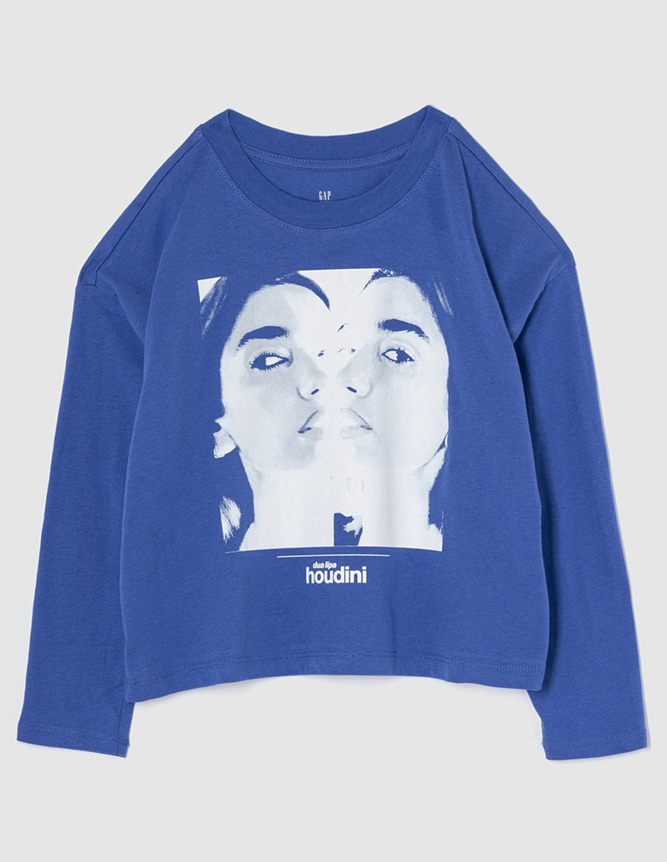 Playera manga larga para niña Playera manga larga para niña