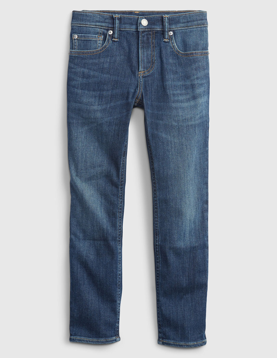 Jeans straight deslavado para niño Jeans straight deslavado para niño