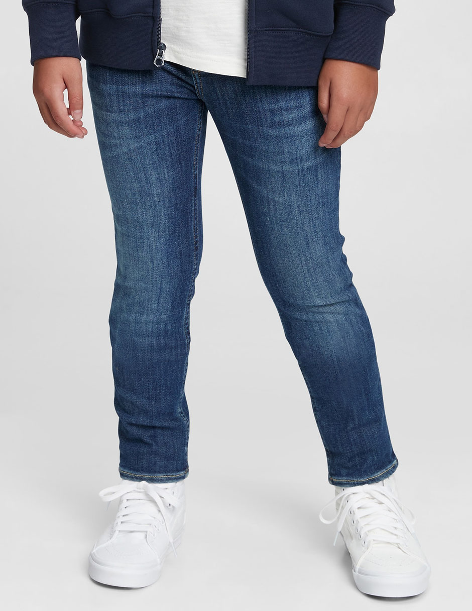 Jeans straight deslavado para niño 4