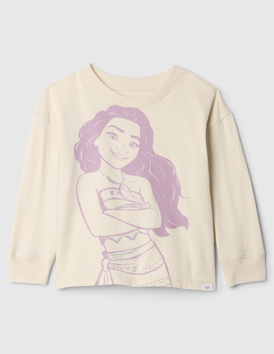 Playera Moana manga larga para bebé niña 1