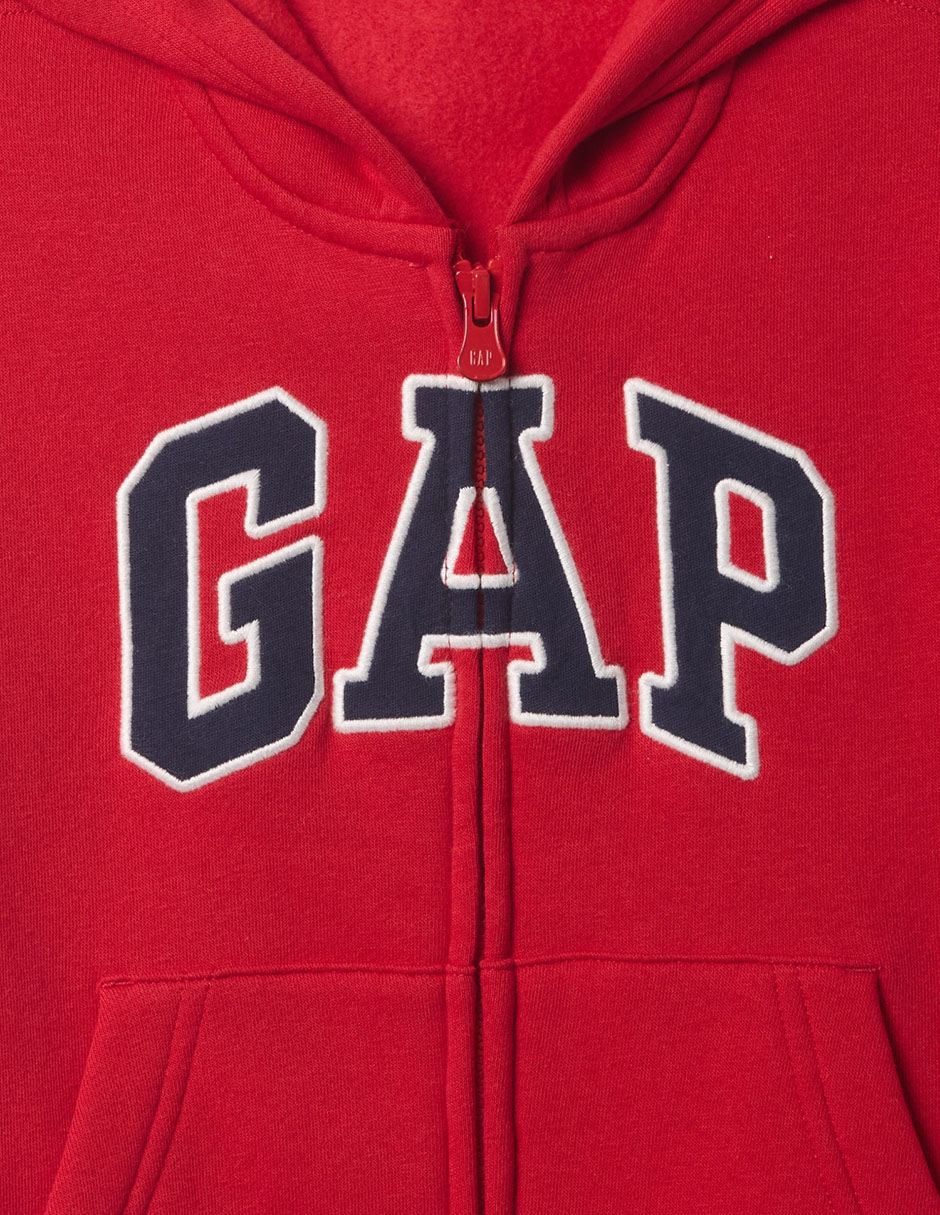 SUDADERA GAP 723271, 6-12 MESES, ROJO