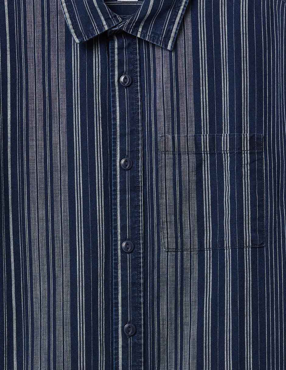 Camisa casual de algodón manga al codo para niño 5