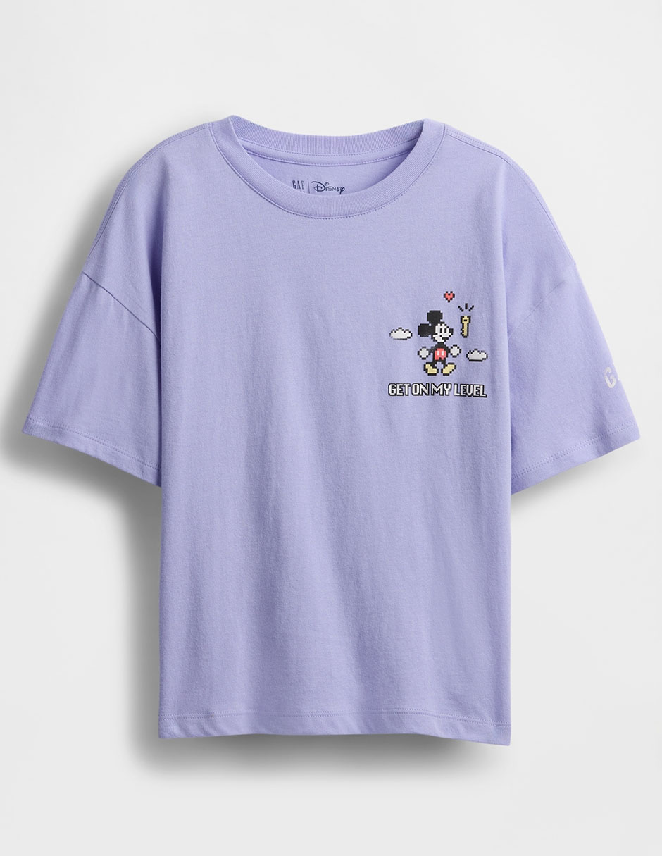 Playera Mickey Mouse manga corta para niña Playera Mickey Mouse manga corta para niña