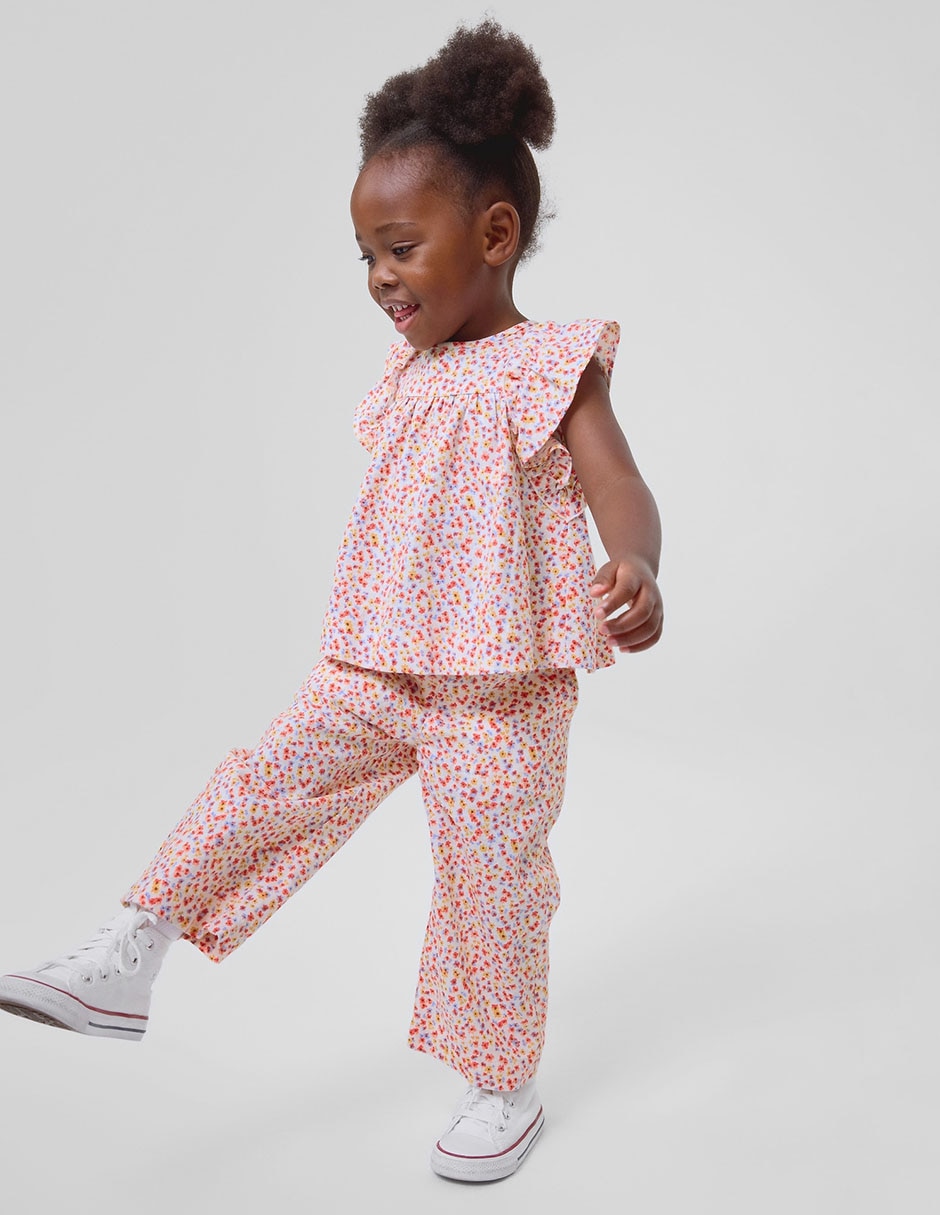 Conjuntos Gap Babyorganic Algodon Pj Bebe Niña Marrones Pijama - Main Image