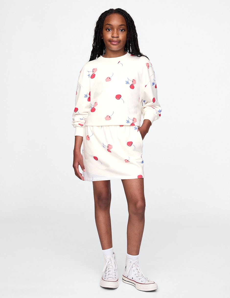 Red PUMA Kids Girls Better Classics Sudadera Con Capucha Casual