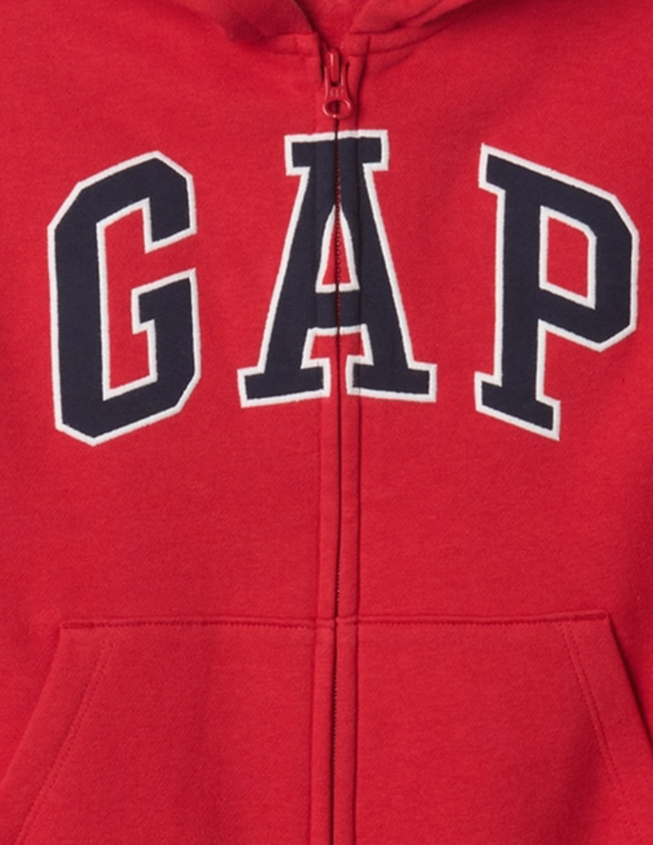 SUDADERA GAP 645416A NIÑO LOG, G, ROJO